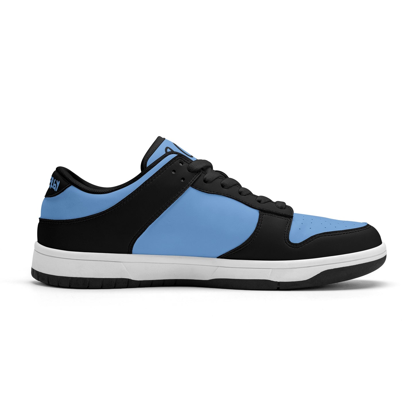 Star Energy Sky Blue/Black Mens Low Top Leather Star Kicks