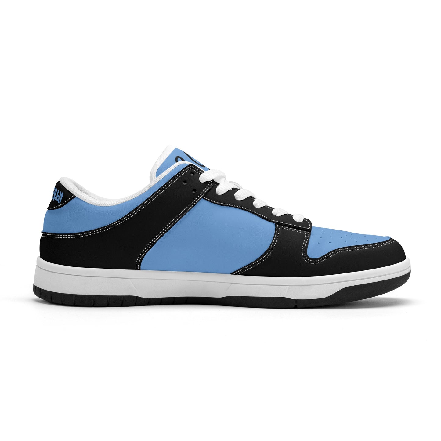 Star Energy Sky Blue/Black Mens Low Top Leather Star Kicks