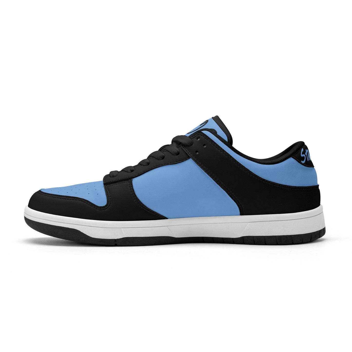 Star Energy Sky Blue/Black Mens Low Top Leather Star Kicks