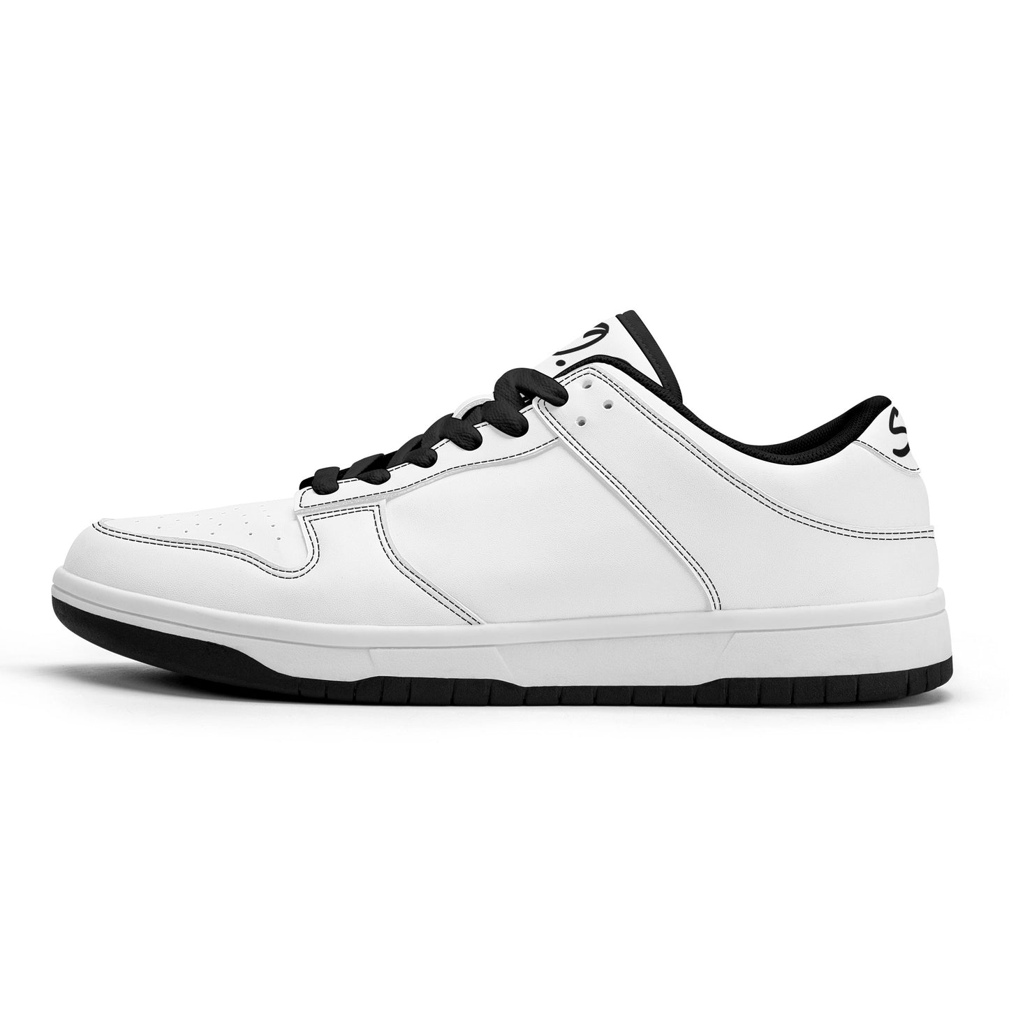 SOS White Outs Mens Low Top Leather Star Kicks