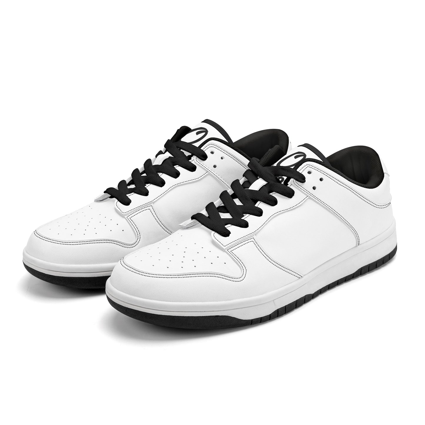 SOS White Outs Mens Low Top Leather Star Kicks