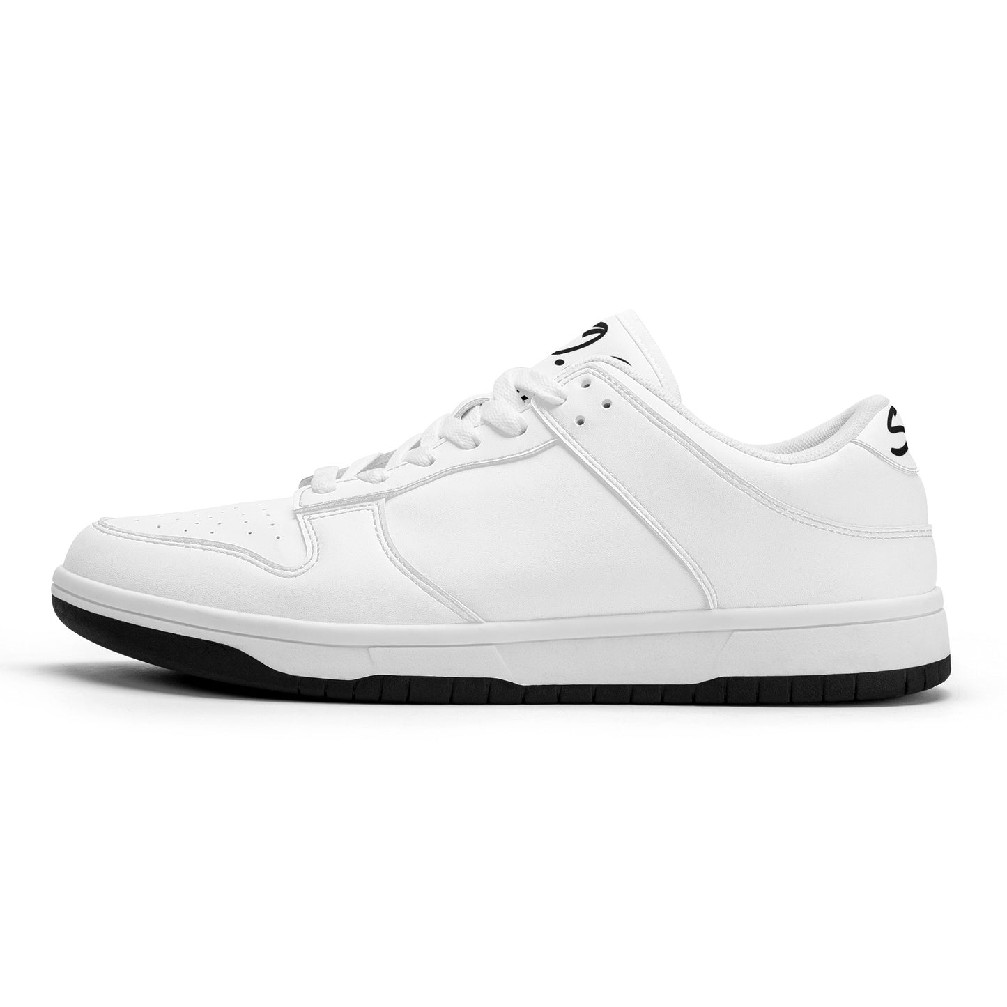 SOS White Outs Mens Low Top Leather Star Kicks