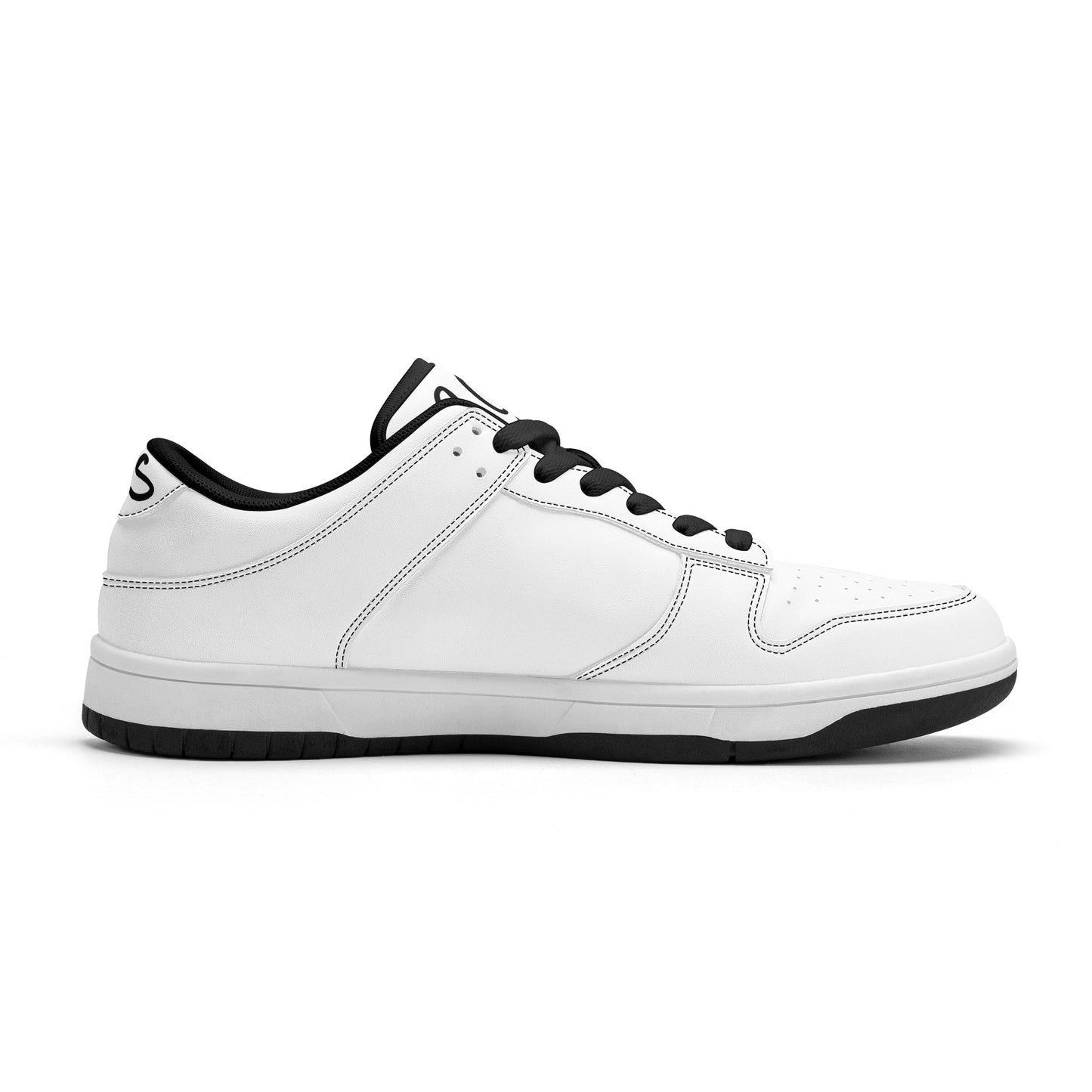 SOS White Outs Mens Low Top Leather Star Kicks