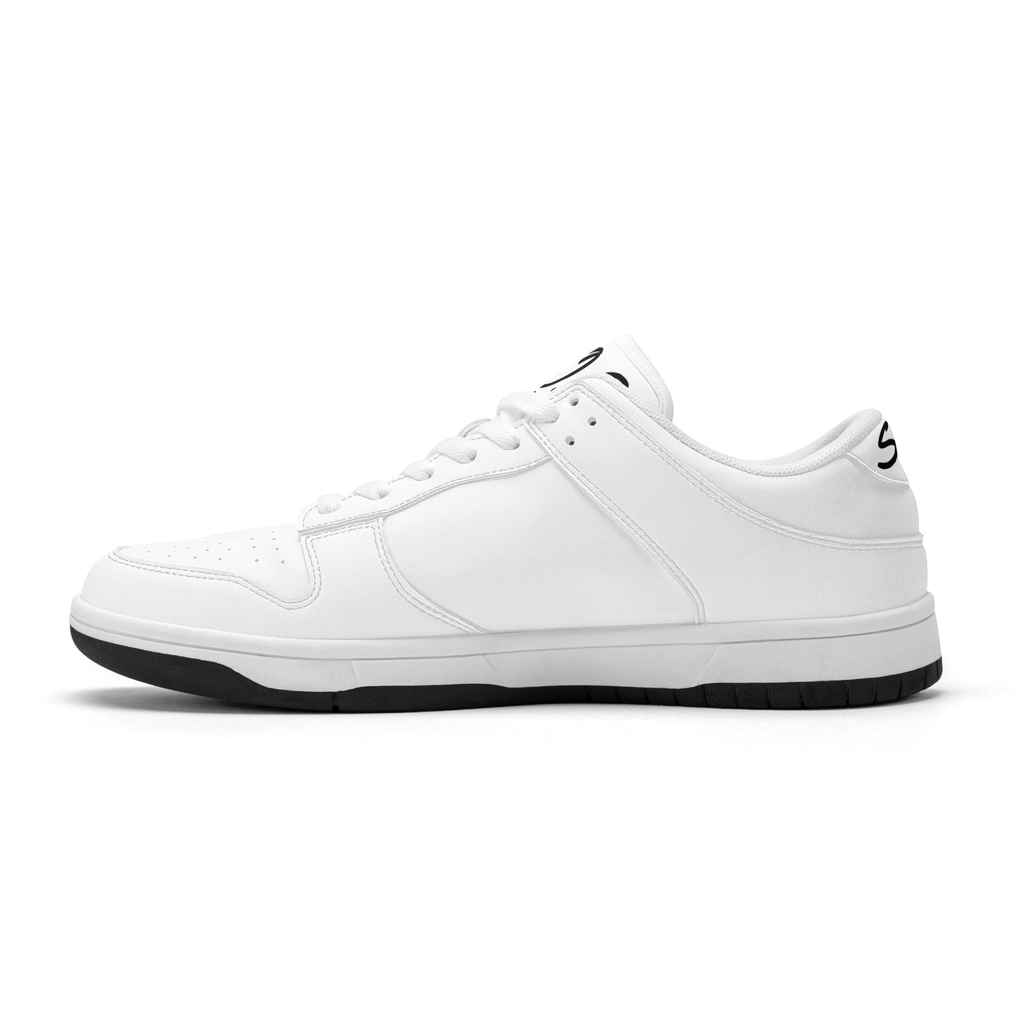 SOS White Outs Mens Low Top Leather Star Kicks