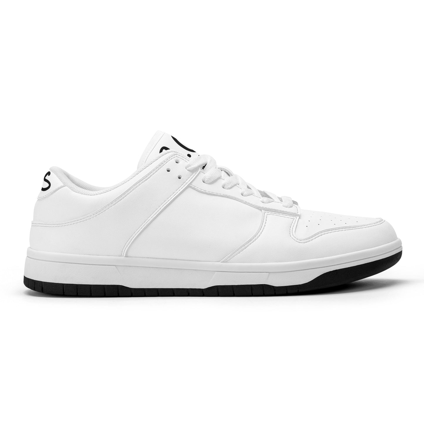 SOS White Outs Mens Low Top Leather Star Kicks