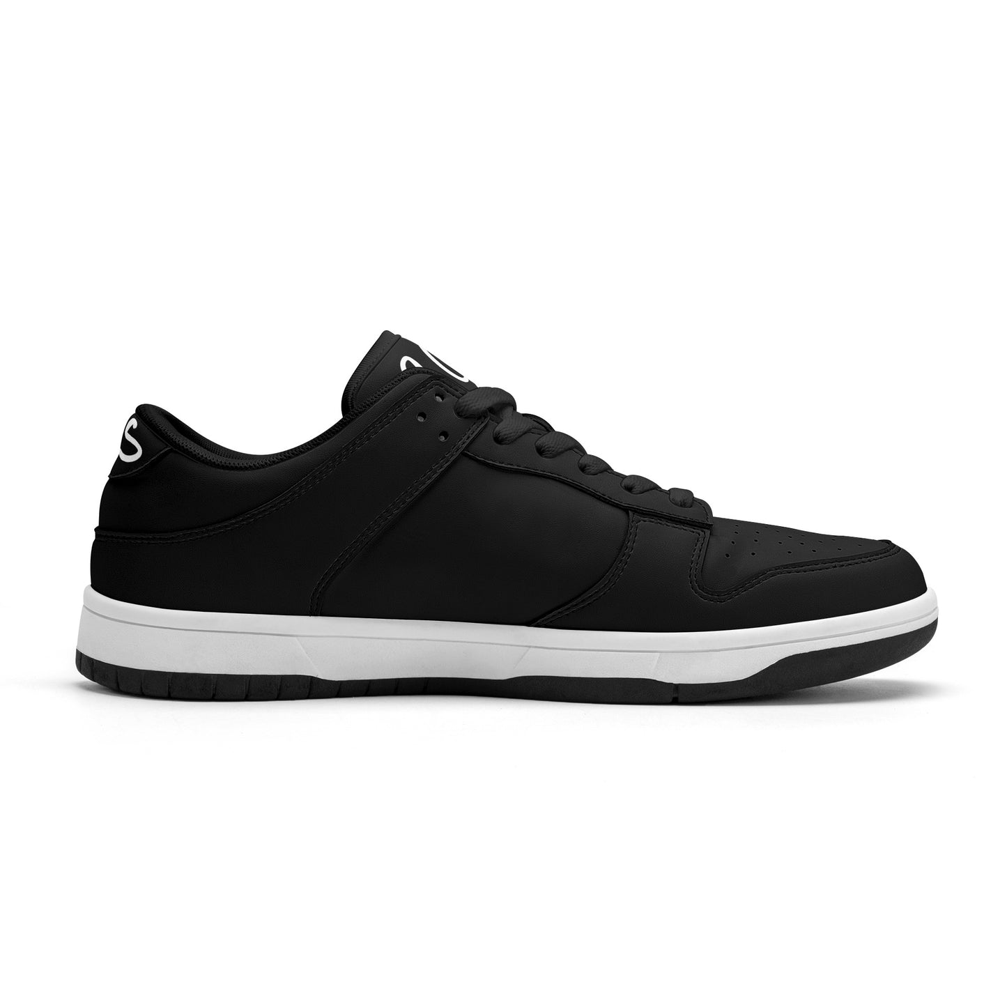 SOS Black Out Mens Low Top Leather Star Kicks