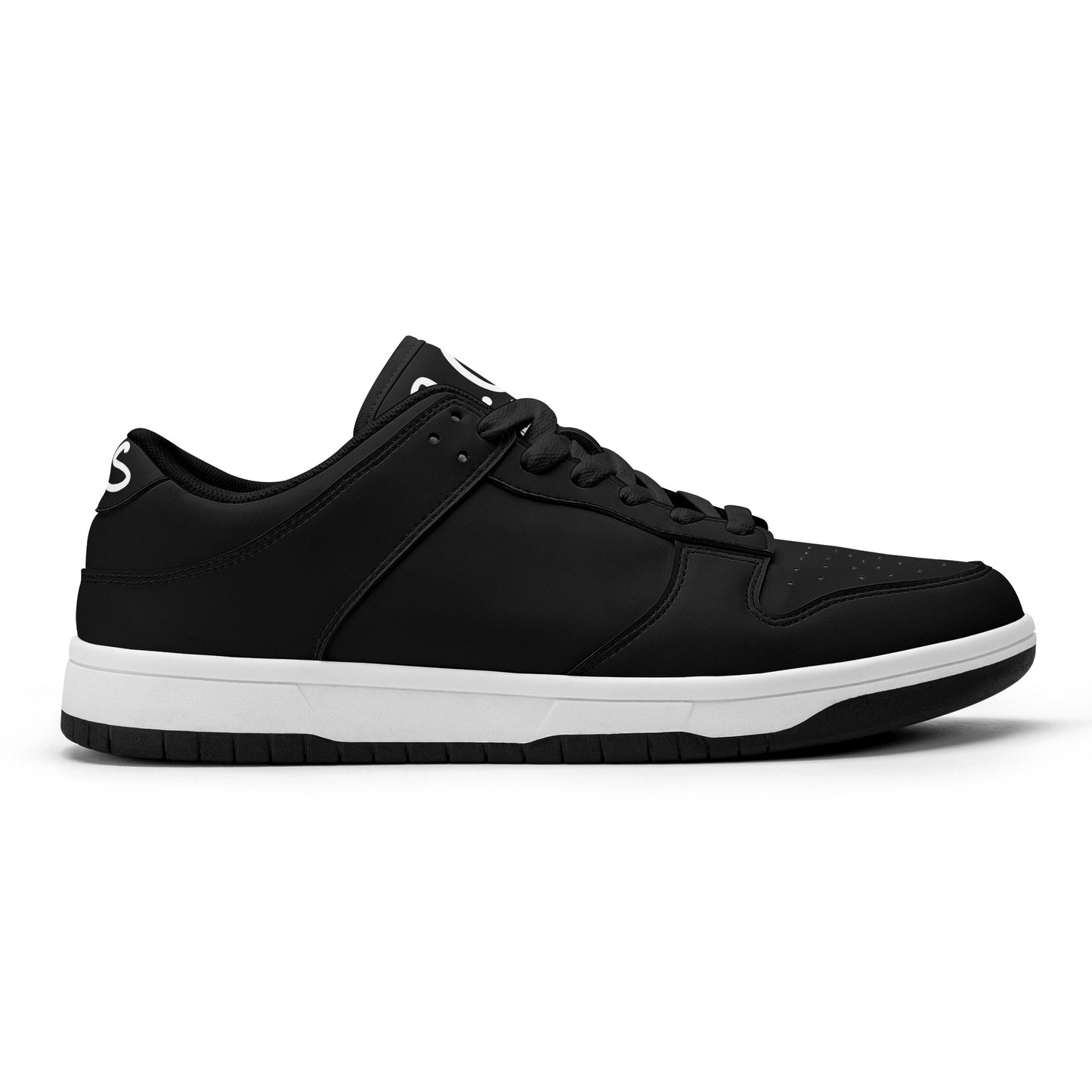 SOS Black Out Mens Low Top Leather Star Kicks