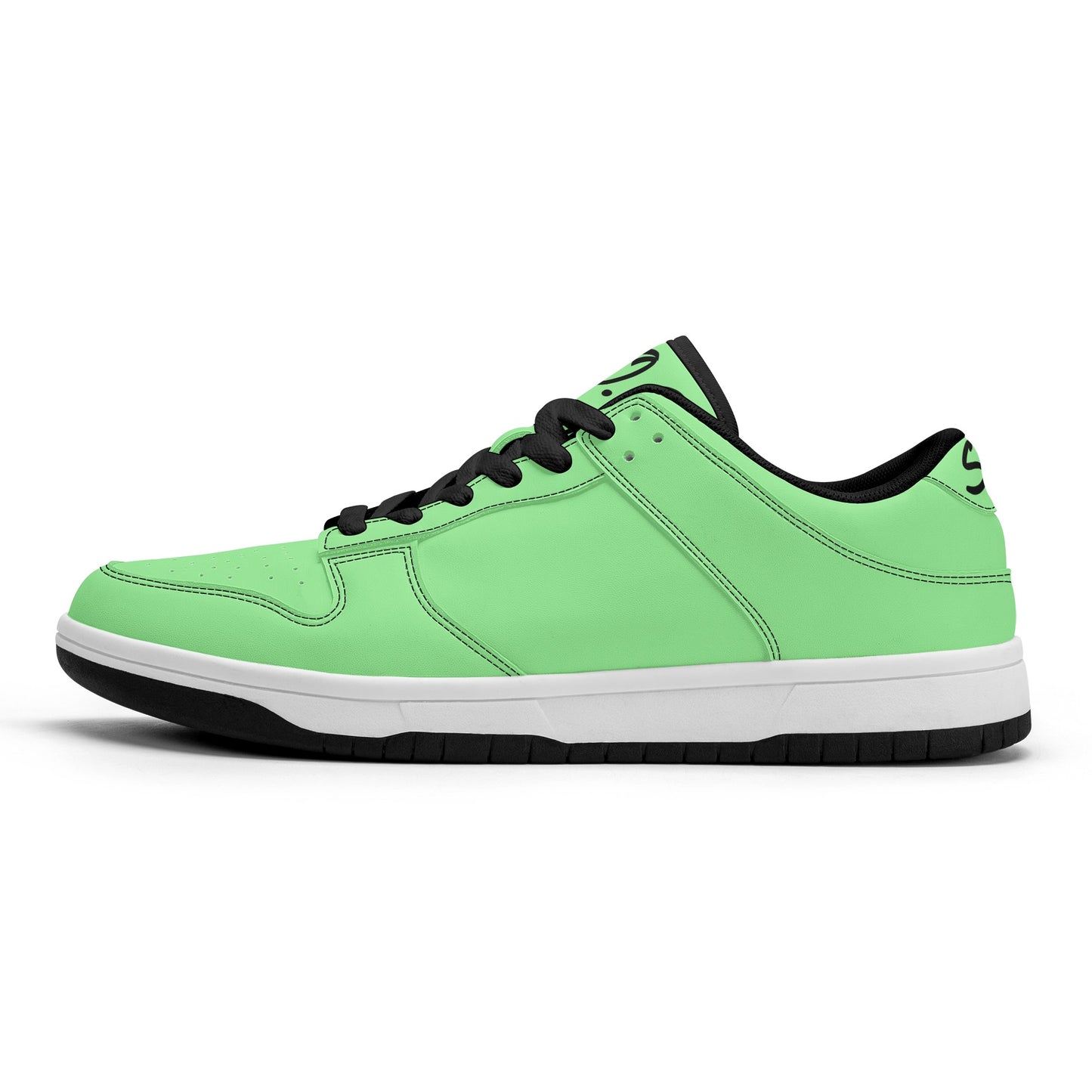 SOS Mint Green Mens Low Top Leather Star Kicks