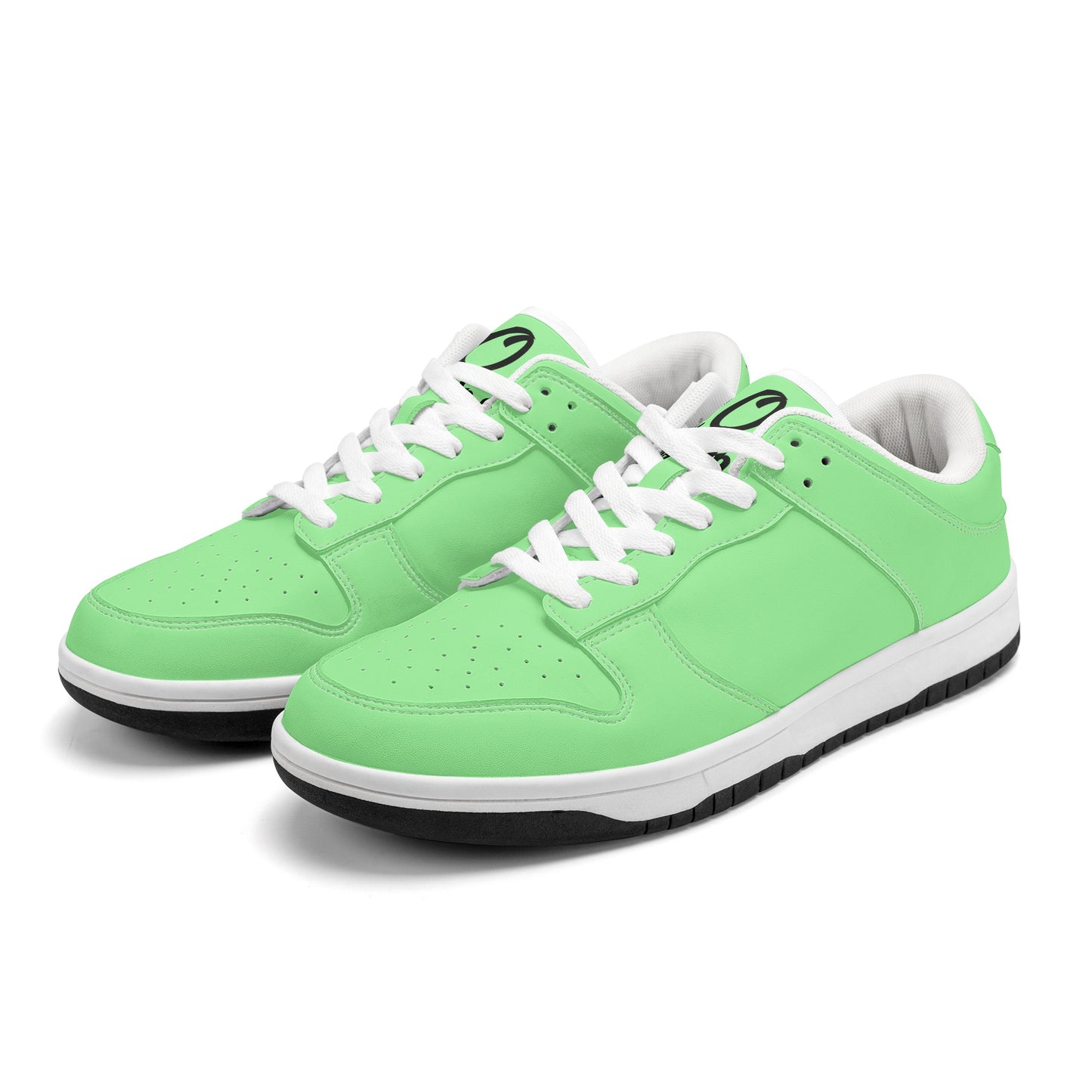 SOS Mint Green Mens Low Top Leather Star Kicks