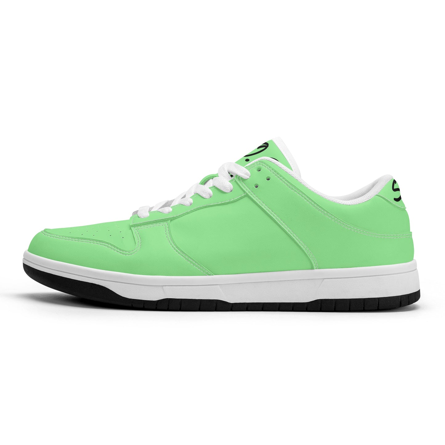 SOS Mint Green Mens Low Top Leather Star Kicks