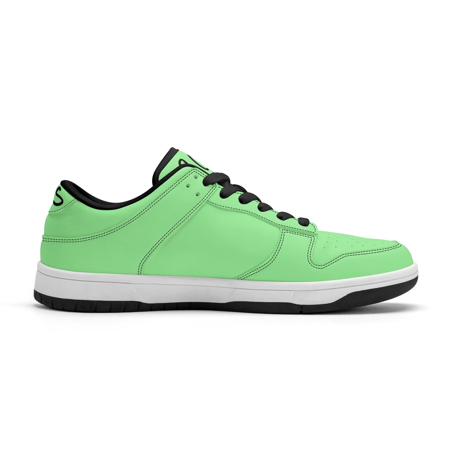 SOS Mint Green Mens Low Top Leather Star Kicks