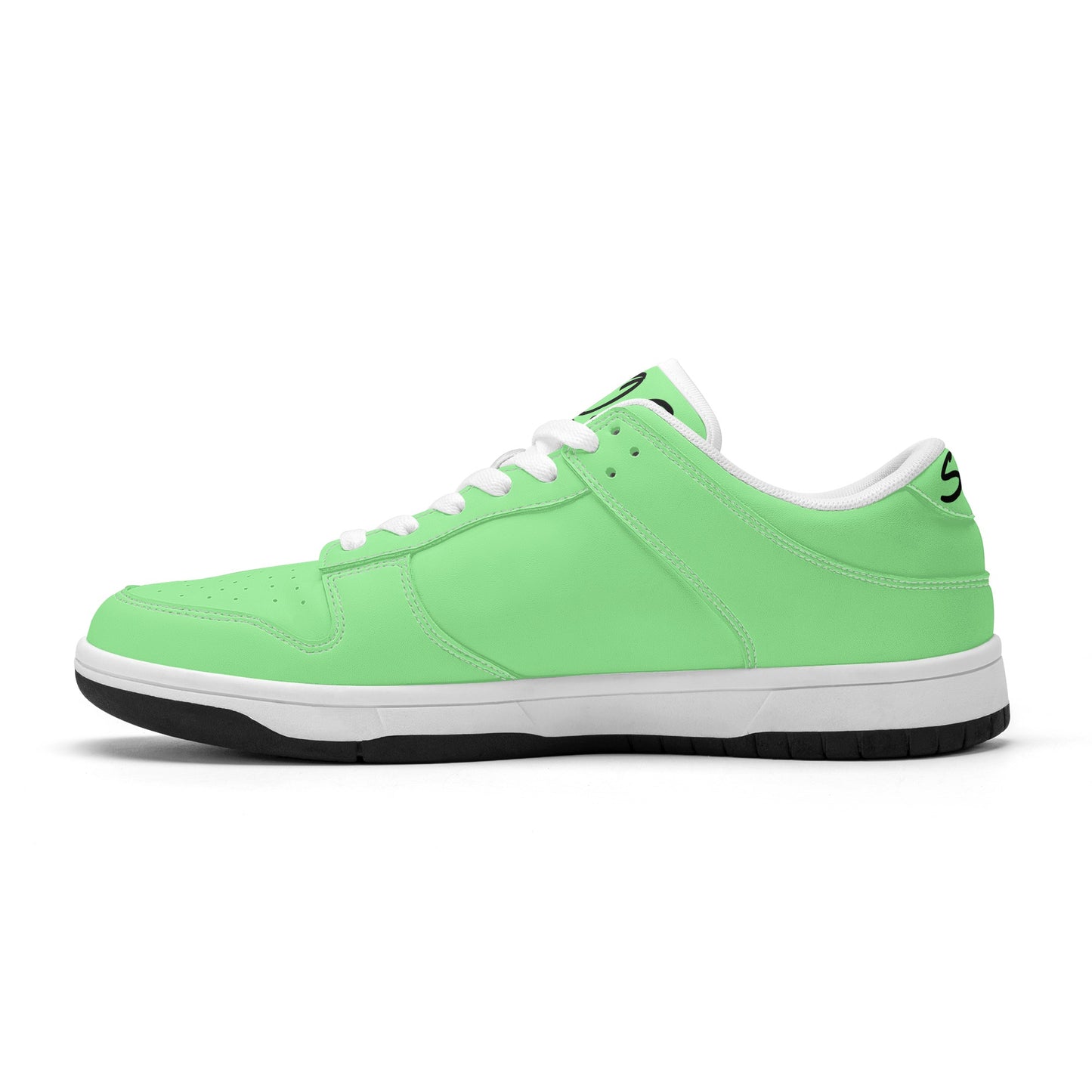 SOS Mint Green Mens Low Top Leather Star Kicks