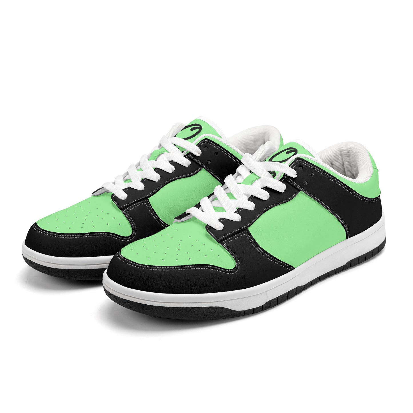 SOS Mint Green Mens Low Top Leather Star Kicks