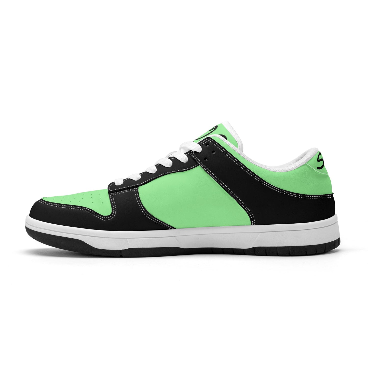 SOS Mint Green Mens Low Top Leather Star Kicks