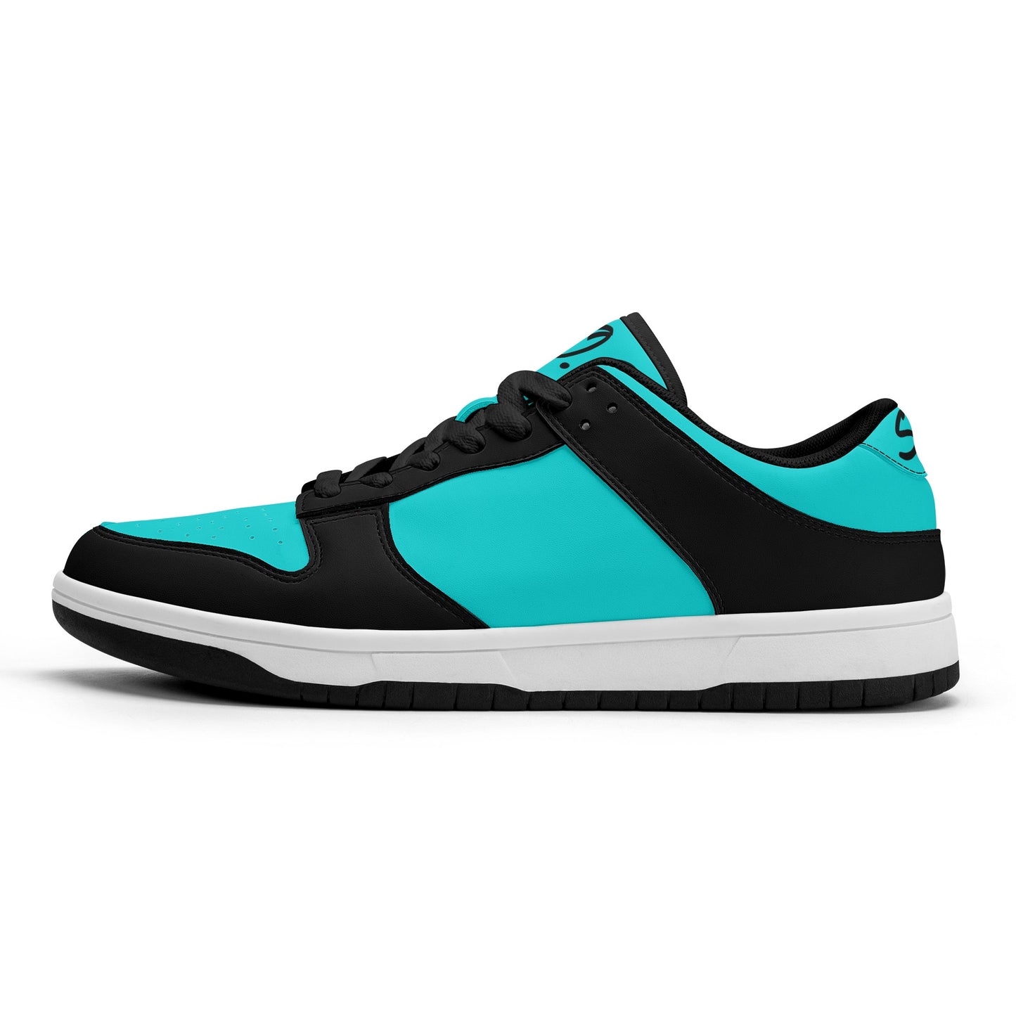 SOS Turquoise/Black Mens Low Top Leather Star Kicks