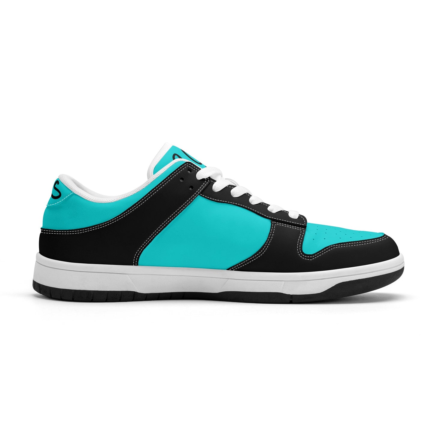 SOS Turquoise/Black Mens Low Top Leather Star Kicks