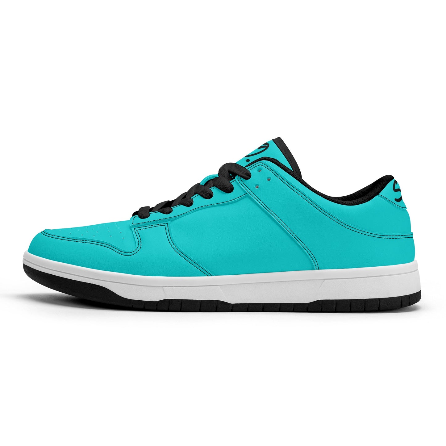 SOS Turquoise Mens Low Top Leather Star Kicks