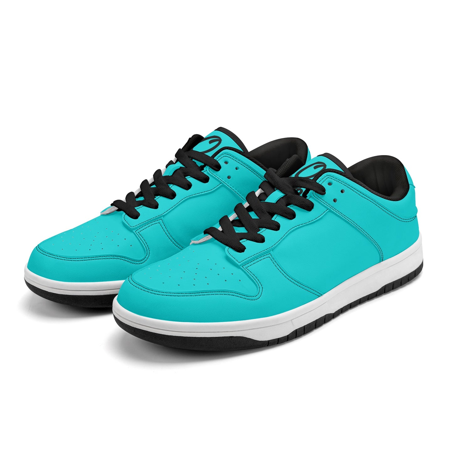 SOS Turquoise Mens Low Top Leather Star Kicks