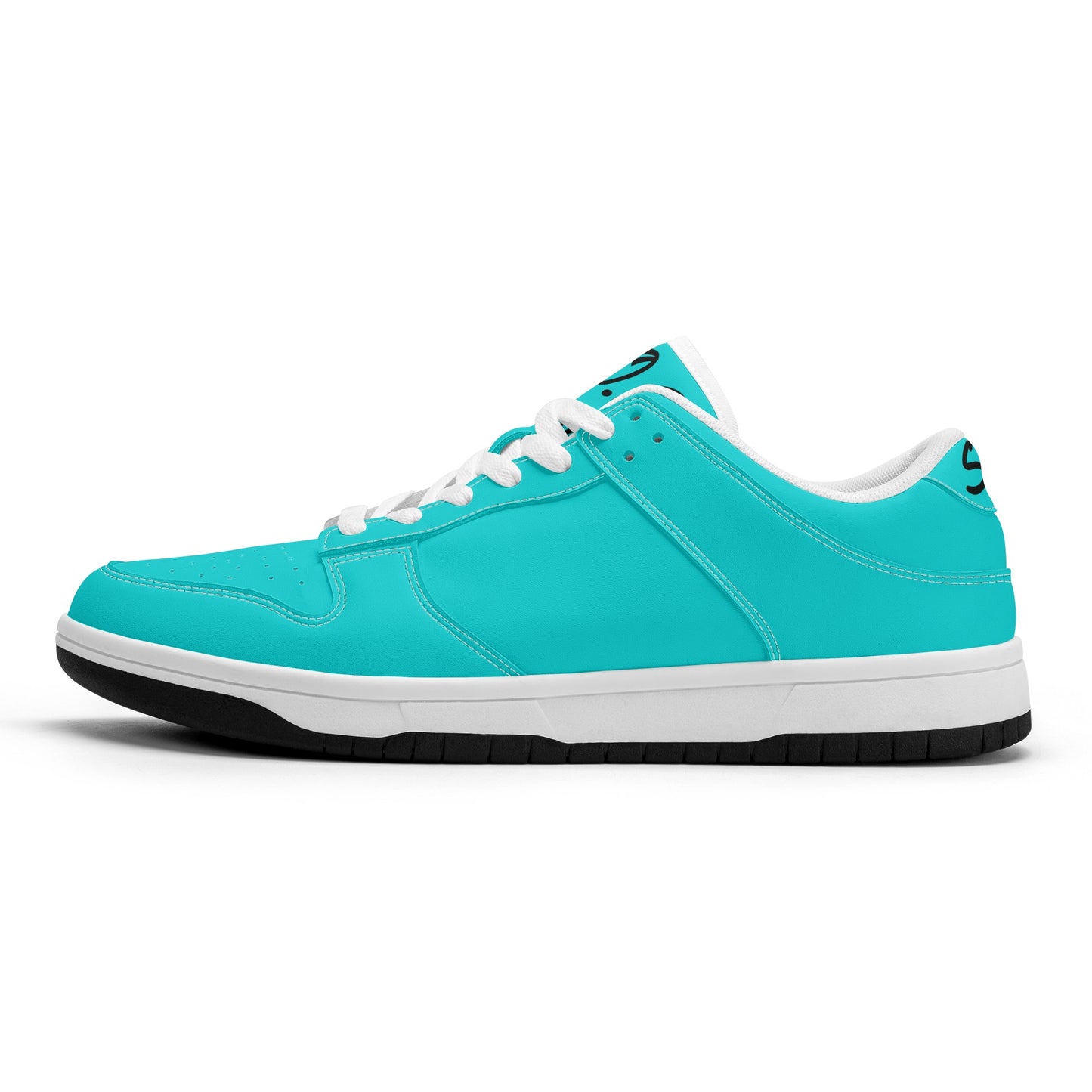 SOS Turquoise Mens Low Top Leather Star Kicks