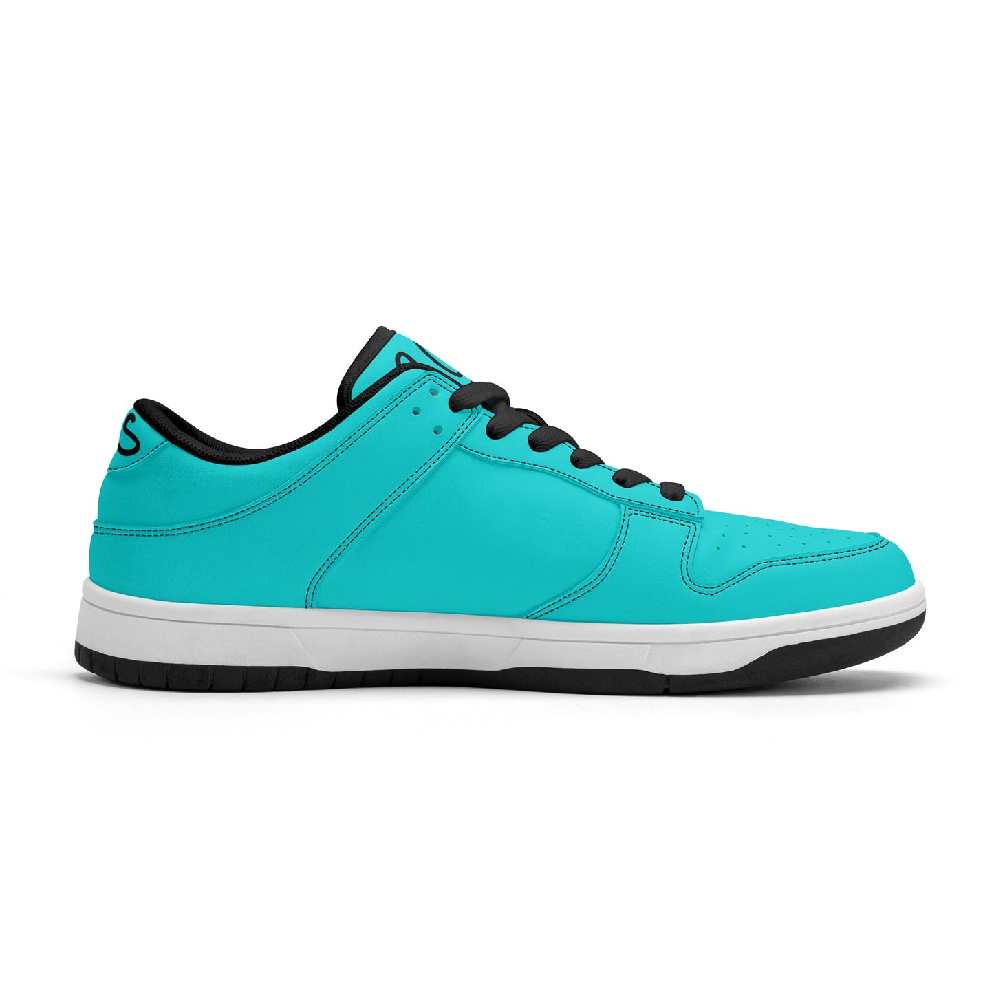 SOS Turquoise Mens Low Top Leather Star Kicks