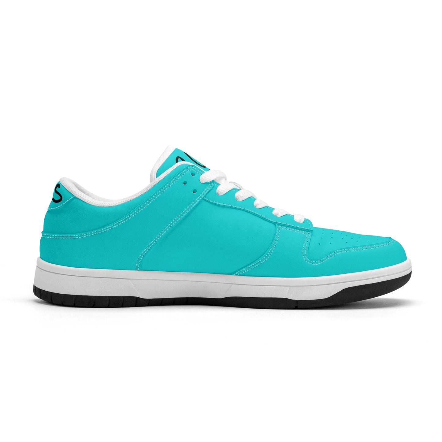 SOS Turquoise Mens Low Top Leather Star Kicks