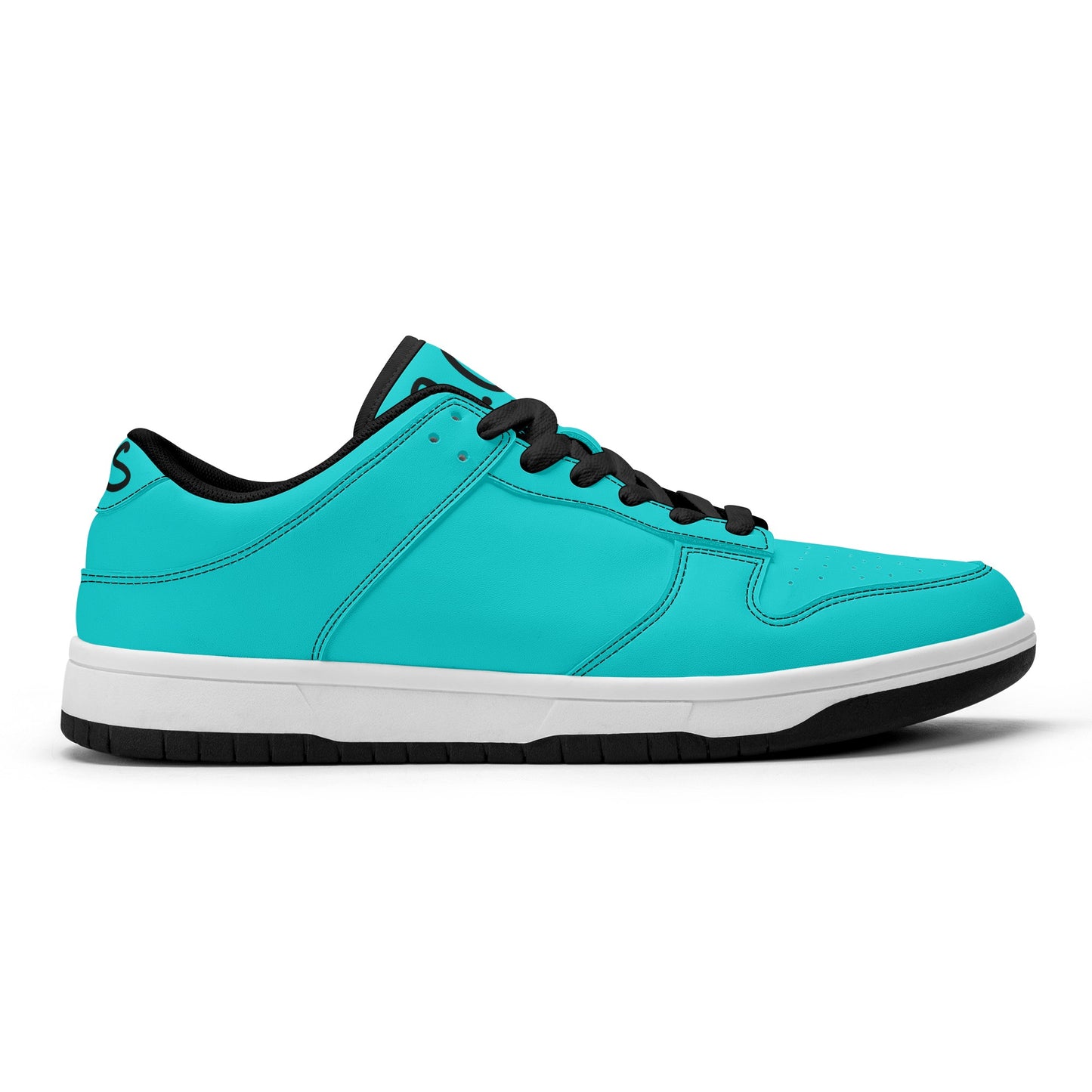 SOS Turquoise Mens Low Top Leather Star Kicks