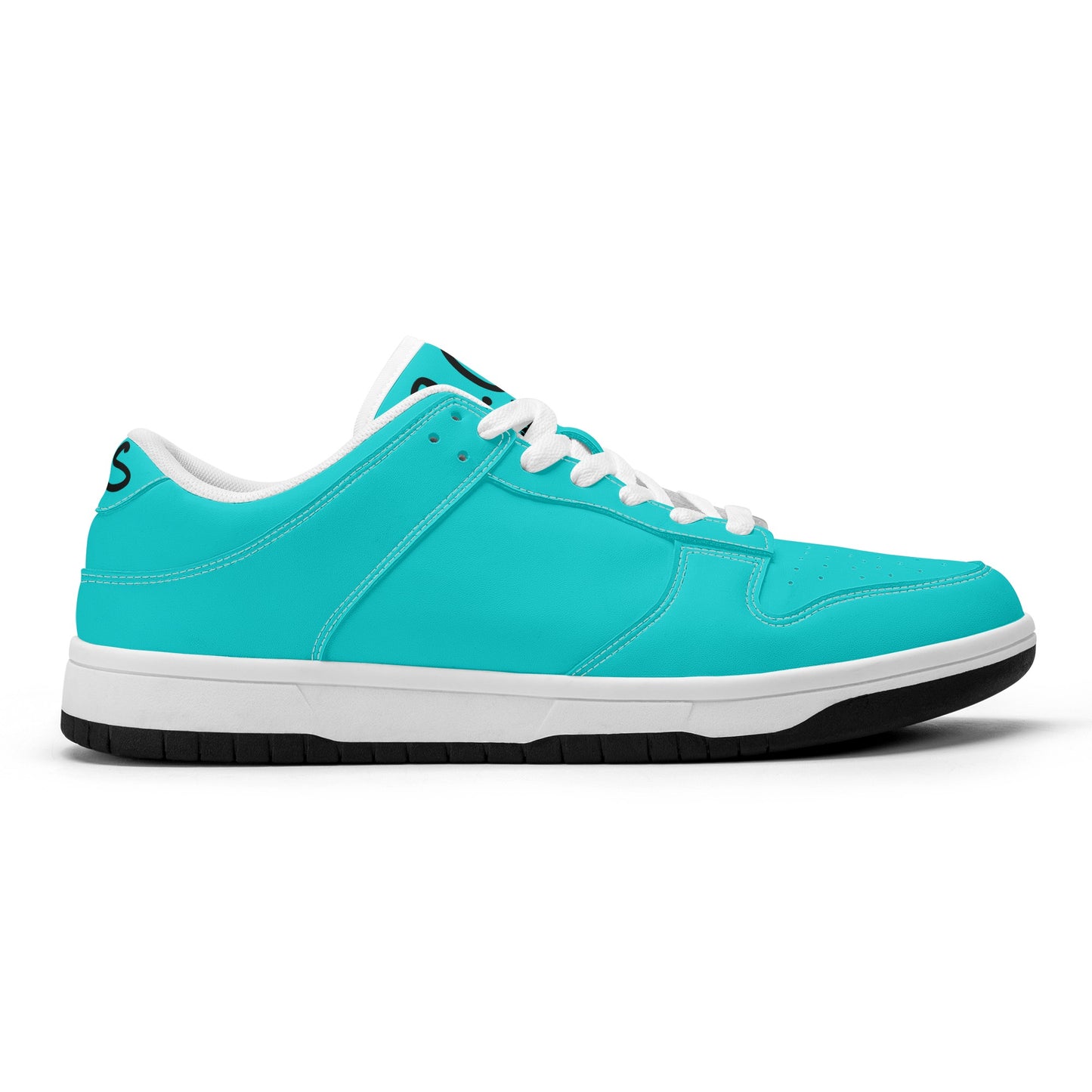 SOS Turquoise Mens Low Top Leather Star Kicks