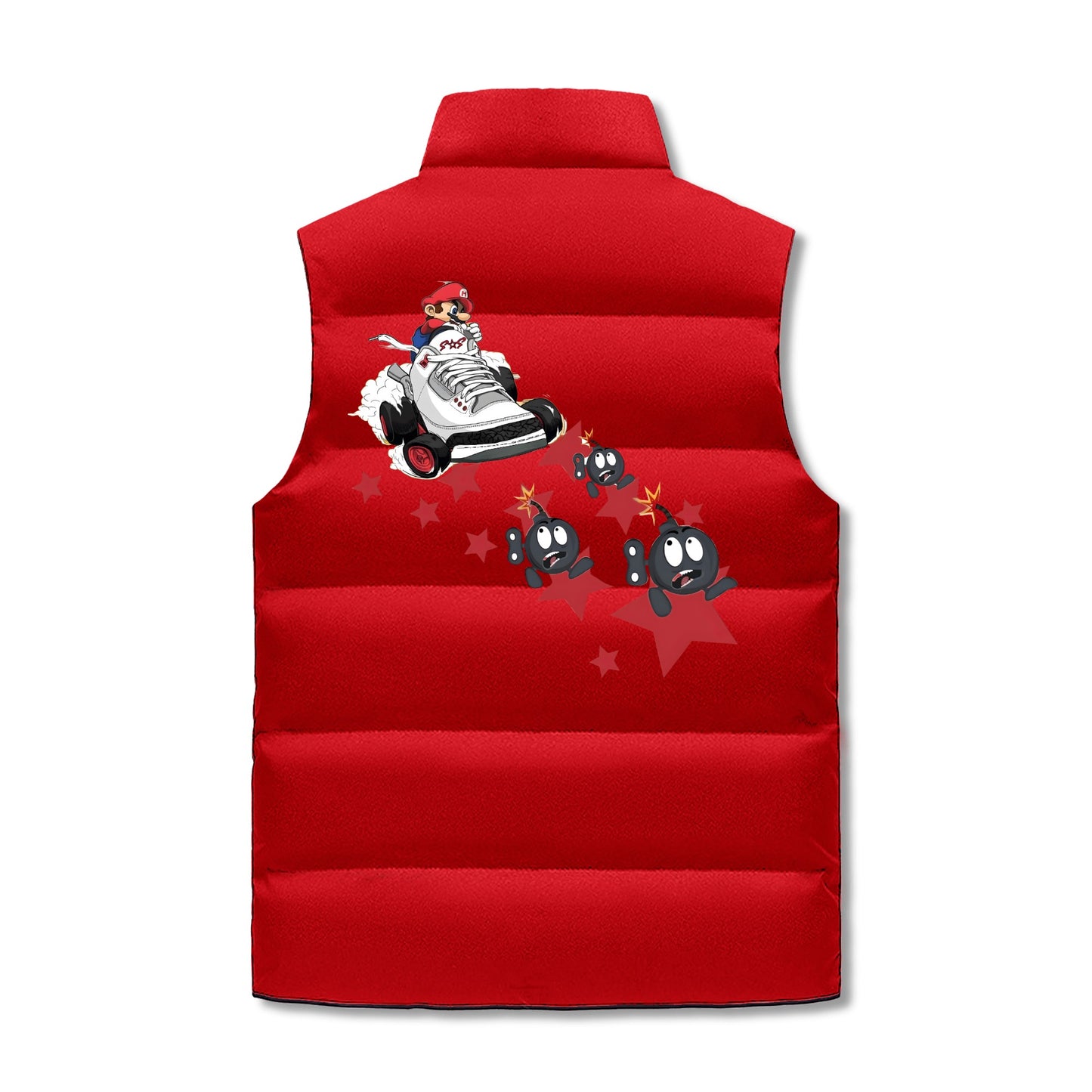 S.I.Y.L (Stay In Your  Lane) Mens Hooded Puffer Vest