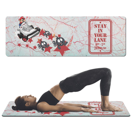 S.I.Y.L. (Stay In Your Lane) Exclusive 4mm Rubber Yoga Mat