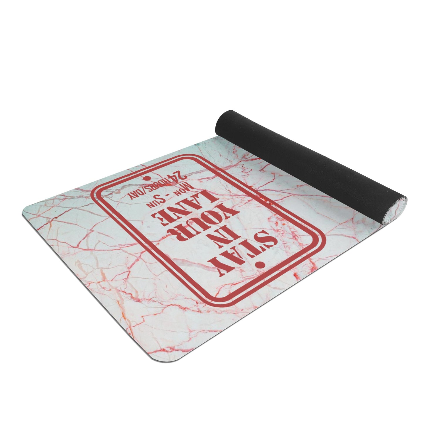 S.I.Y.L. (Stay In Your Lane) Exclusive 4mm Rubber Yoga Mat