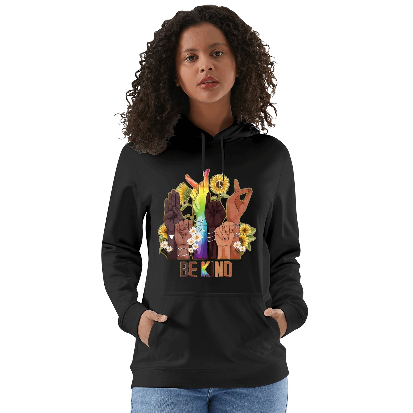 Be Kind (Pride Edition) Man/Womens Adult Cotton Hoodie