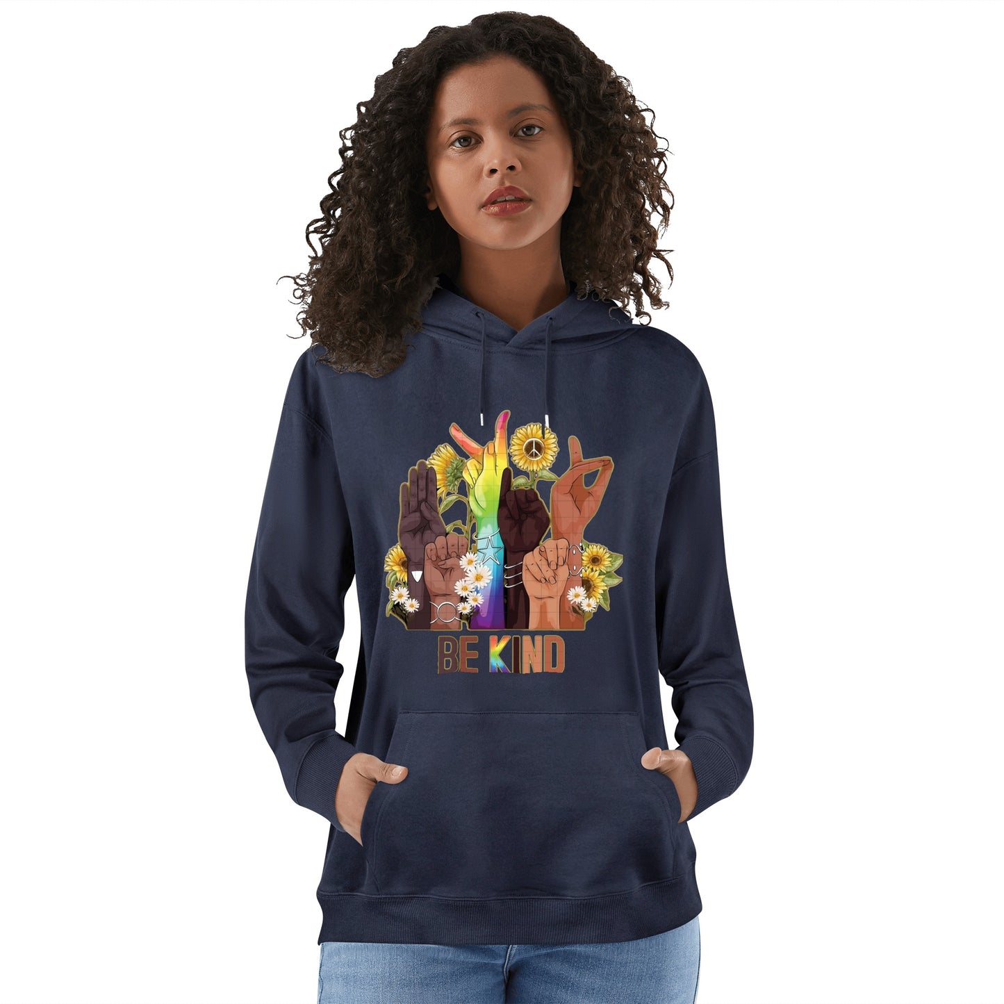 Be Kind (Pride Edition) Man/Womens Adult Cotton Hoodie