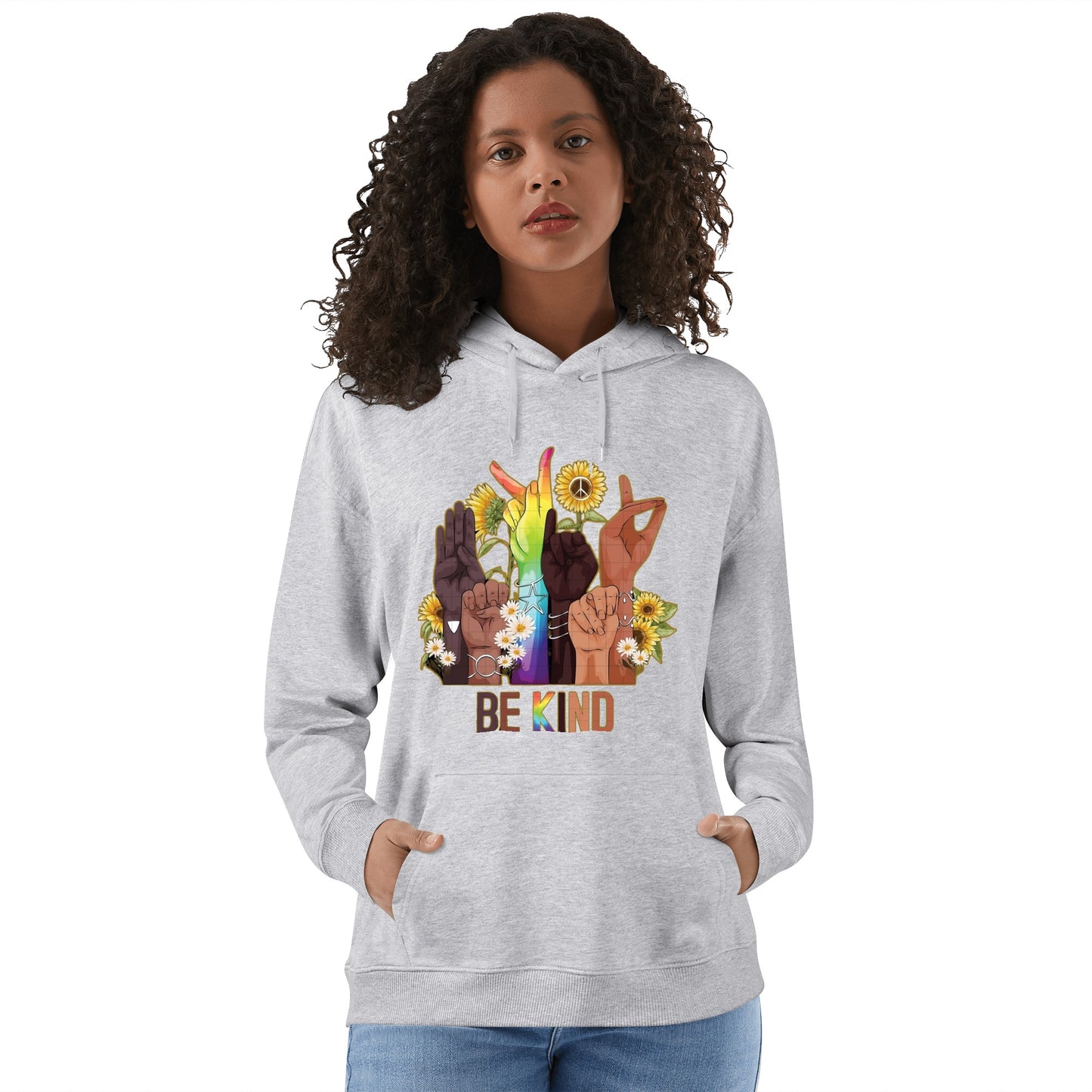 Be Kind (Pride Edition) Man/Womens Adult Cotton Hoodie