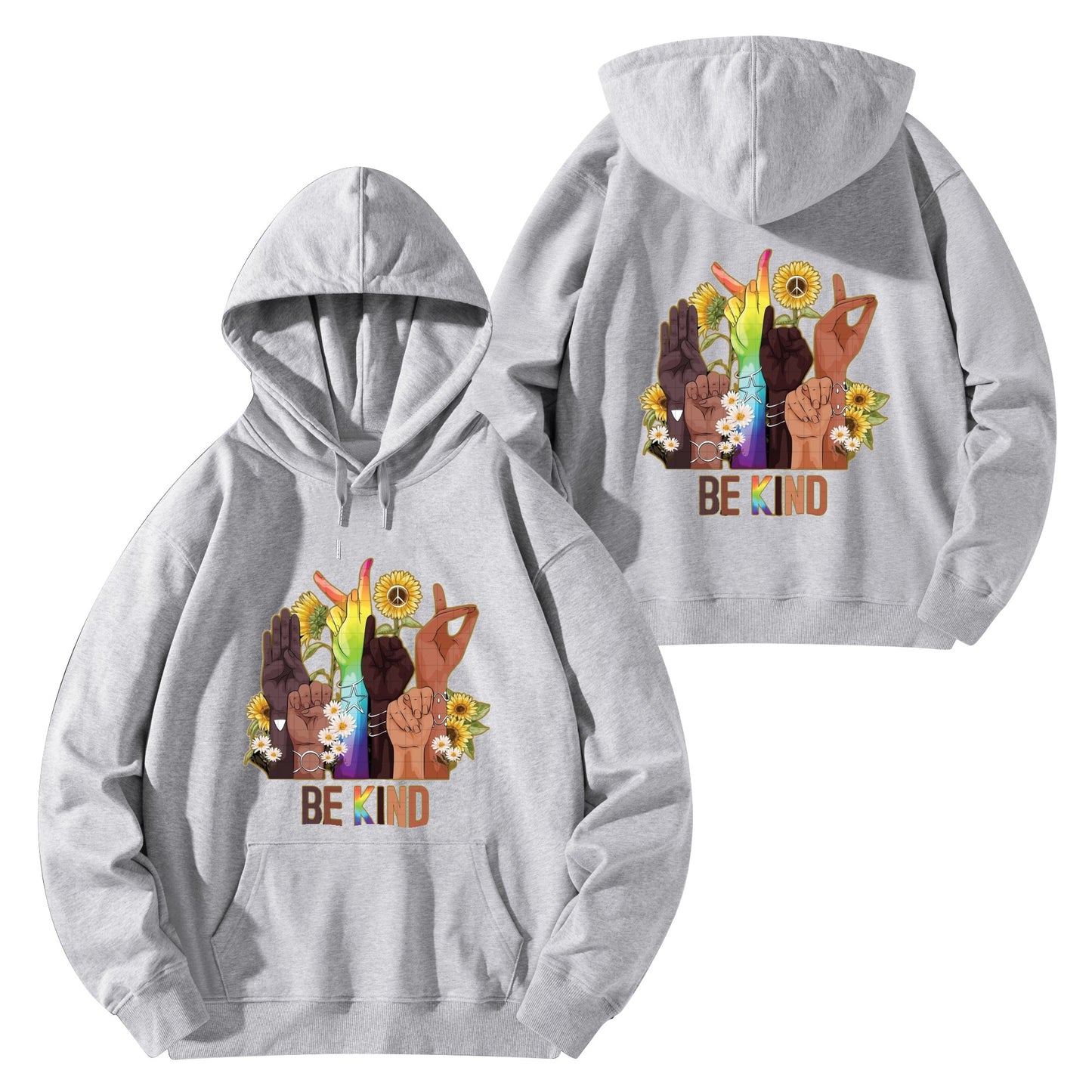 Be Kind (Pride Edition) Man/Womens Adult Cotton Hoodie