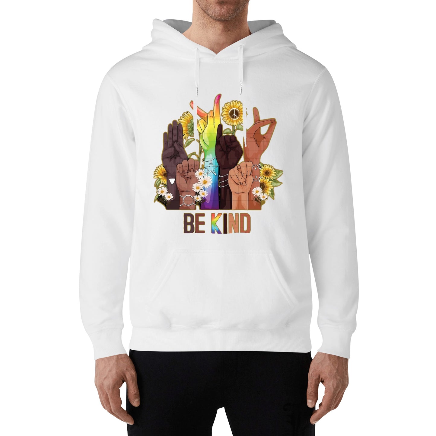 Be Kind (Pride Edition) Man/Womens Adult Cotton Hoodie