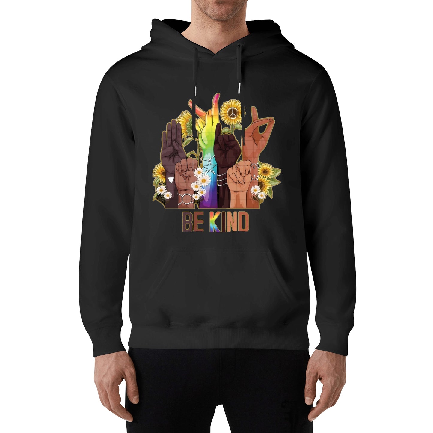 Be Kind (Pride Edition) Man/Womens Adult Cotton Hoodie