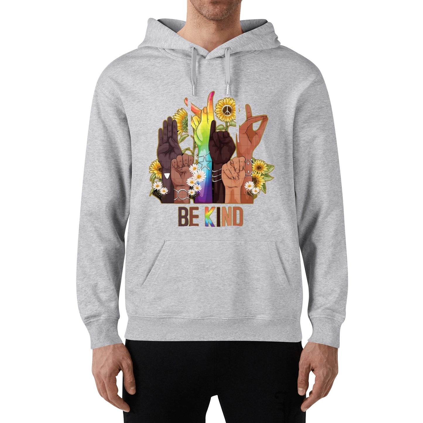 Be Kind (Pride Edition) Man/Womens Adult Cotton Hoodie