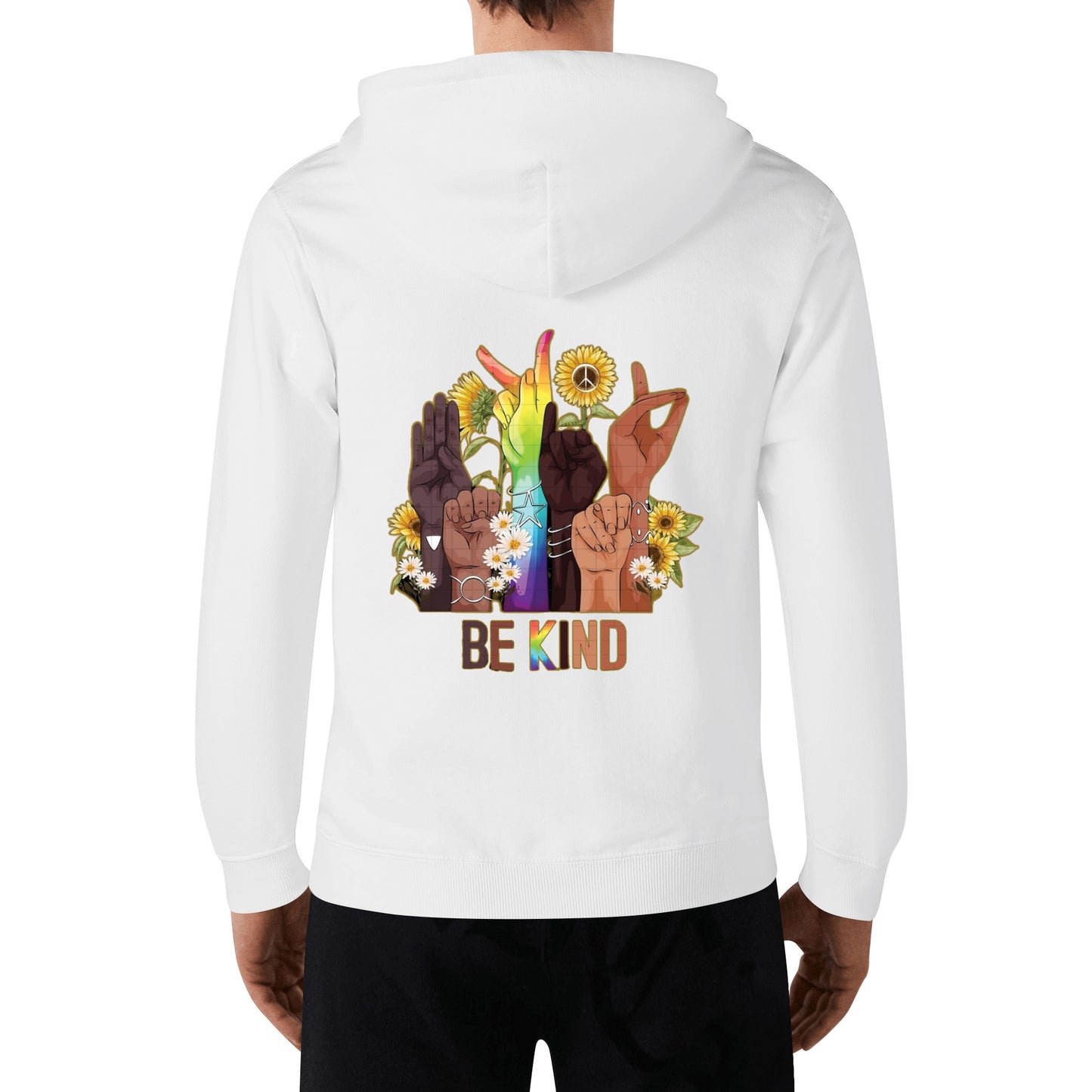 Be Kind (Pride Edition) Man/Womens Adult Cotton Hoodie