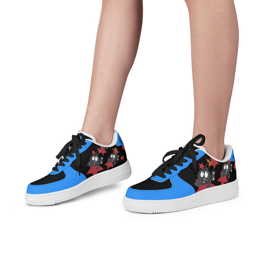 S.I.Y.L. (Stay In Your Lane) Blue Womens New Low Top Star Kicks