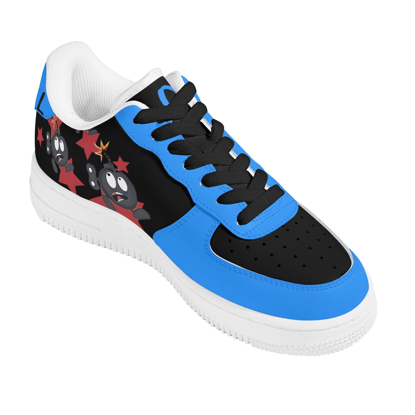 S.I.Y.L. (Stay In Your Lane) Blue Womens New Low Top Star Kicks