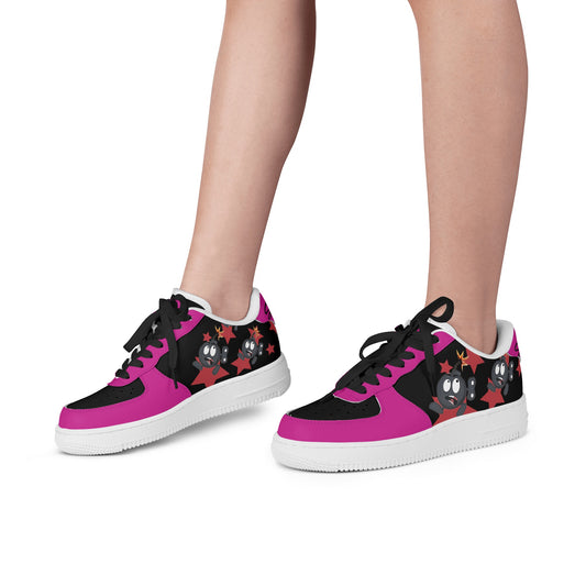 S.I.Y.L. (Stay In Your Lane) Purple Womens New Low Top Star Kicks