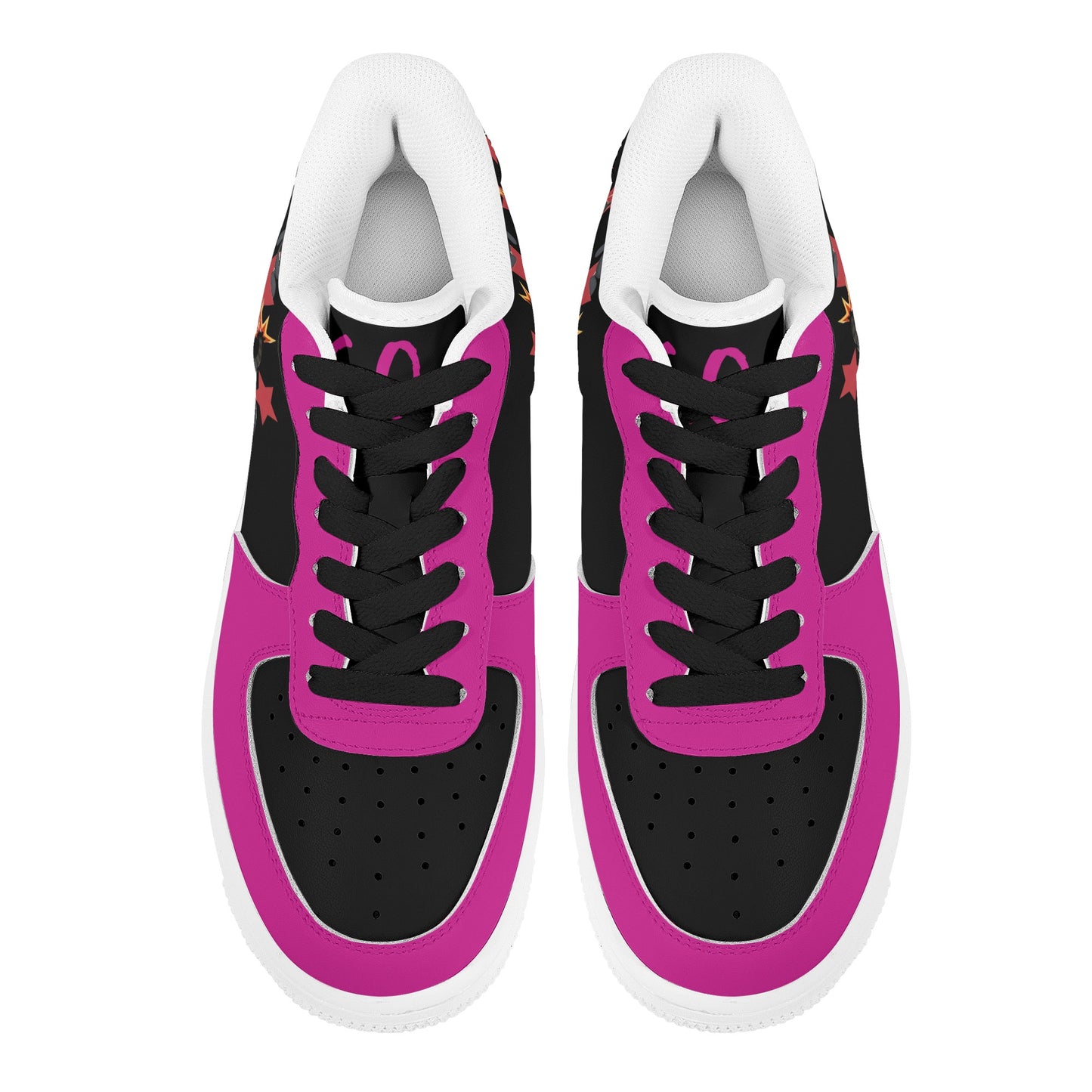 S.I.Y.L. (Stay In Your Lane) Purple Womens New Low Top Star Kicks