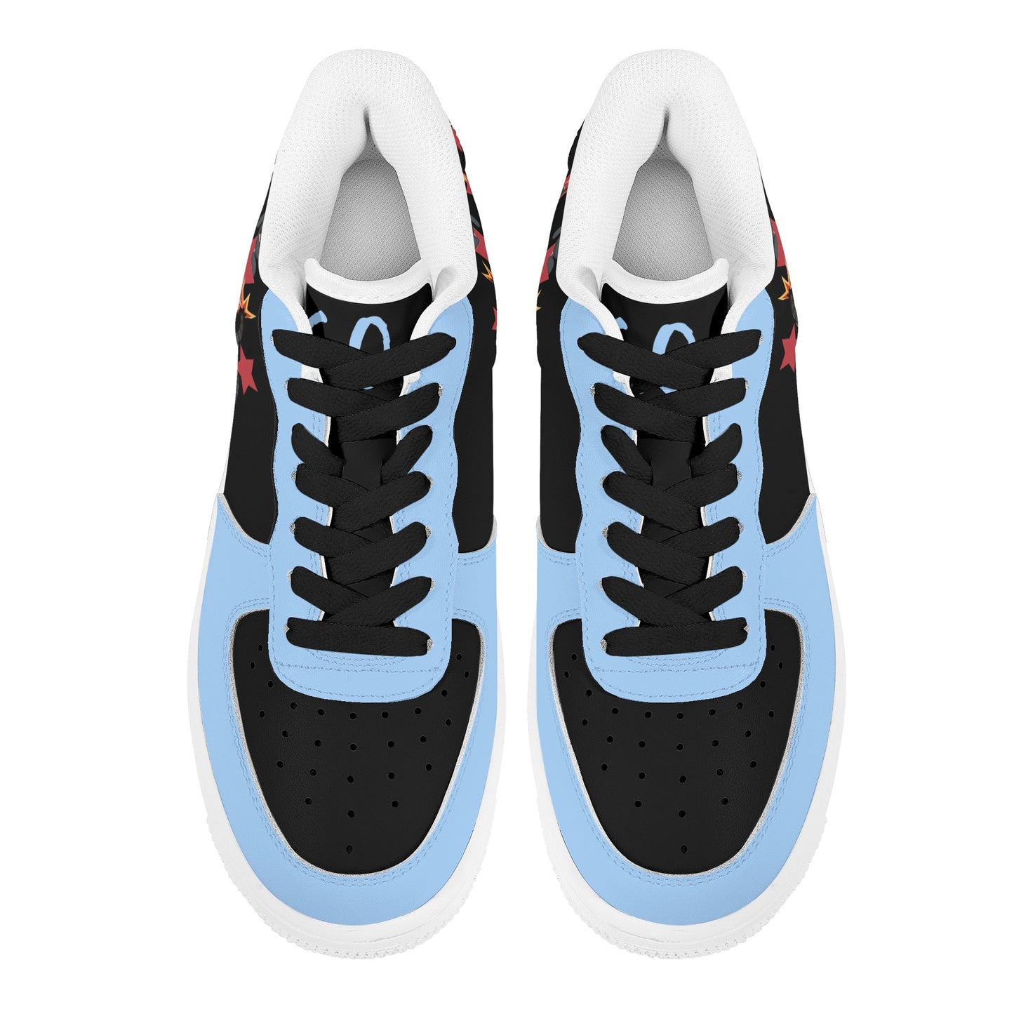 S.I.Y.L (Stay In Your Lane) Sky Blue Womens New Low Top Star Kicks