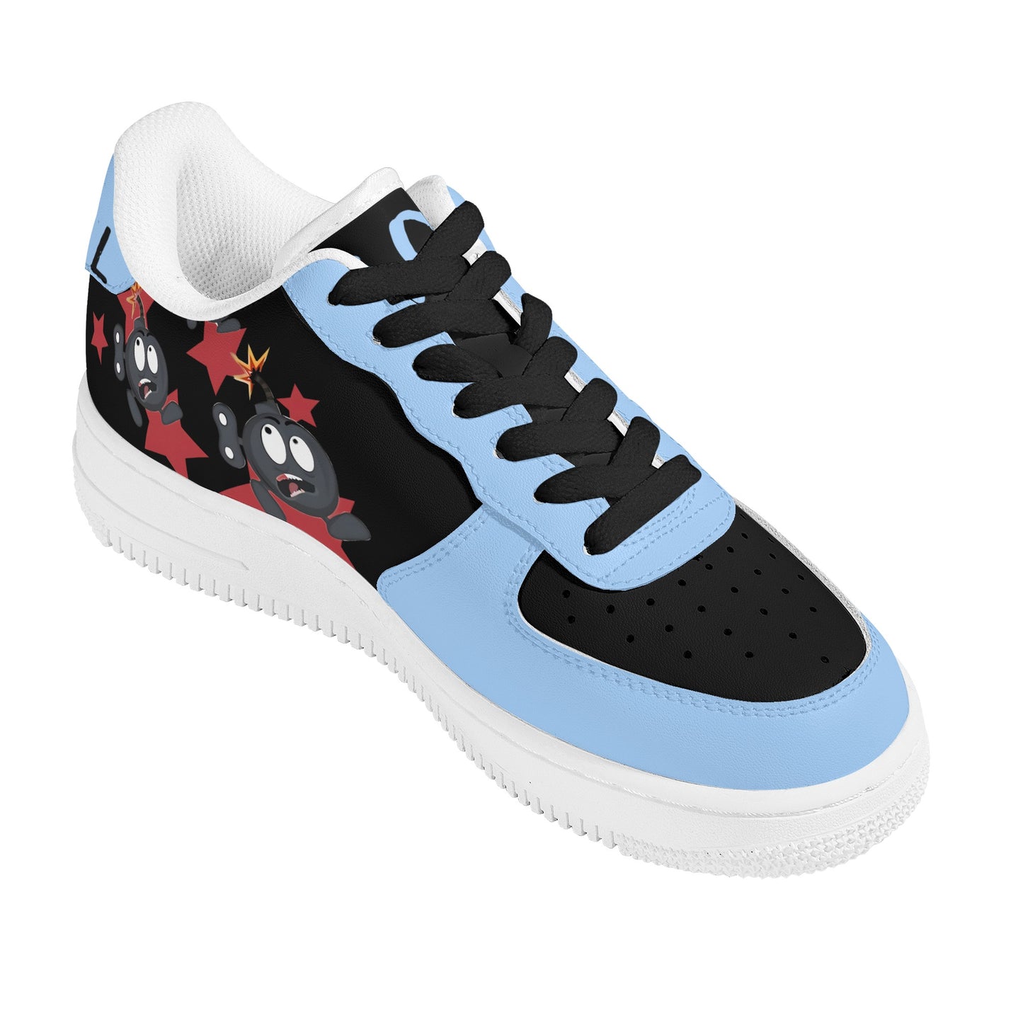 S.I.Y.L (Stay In Your Lane) Sky Blue Womens New Low Top Star Kicks