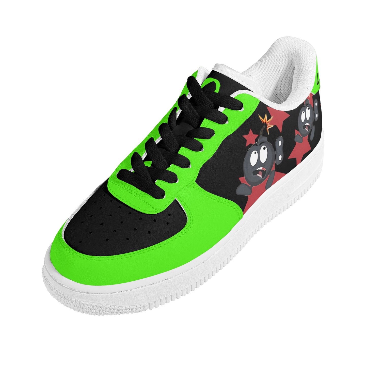 S.I.Y.L (Stay In Your Lane) Goo Green Womens New Low Top Star Kicks