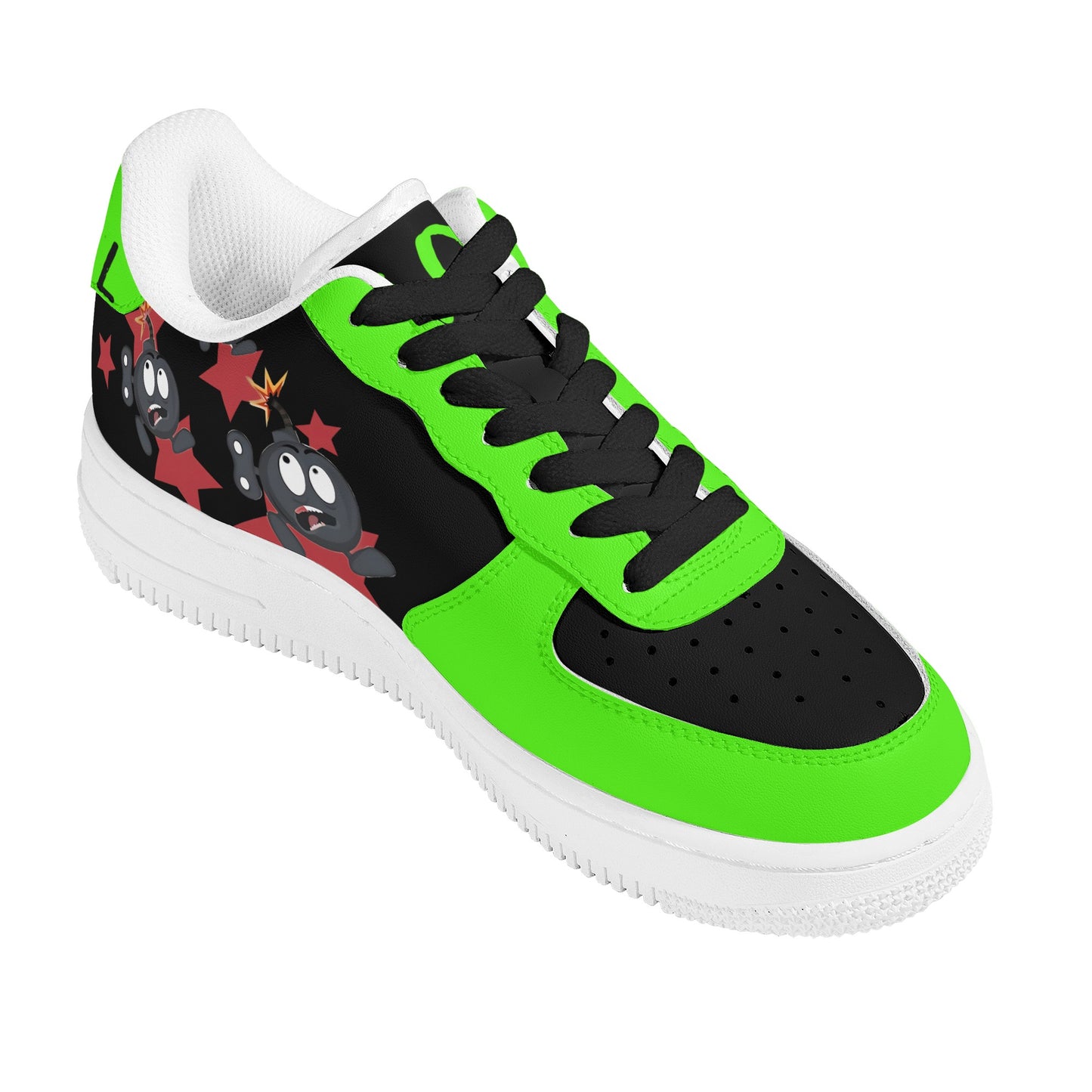 S.I.Y.L (Stay In Your Lane) Goo Green Womens New Low Top Star Kicks