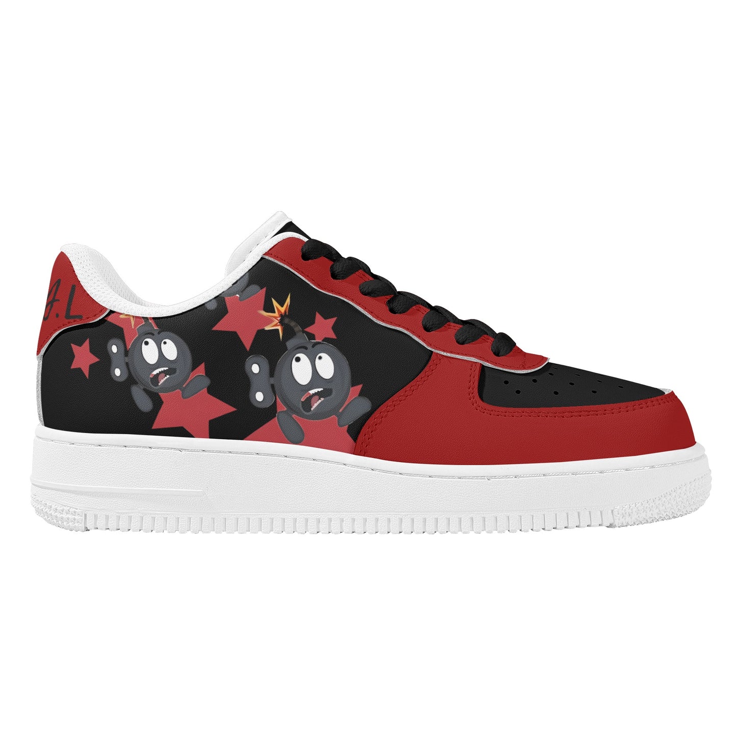 S.I.Y.L (Stay In Your Lane) Maroon Womens New Low Top Star Kicks