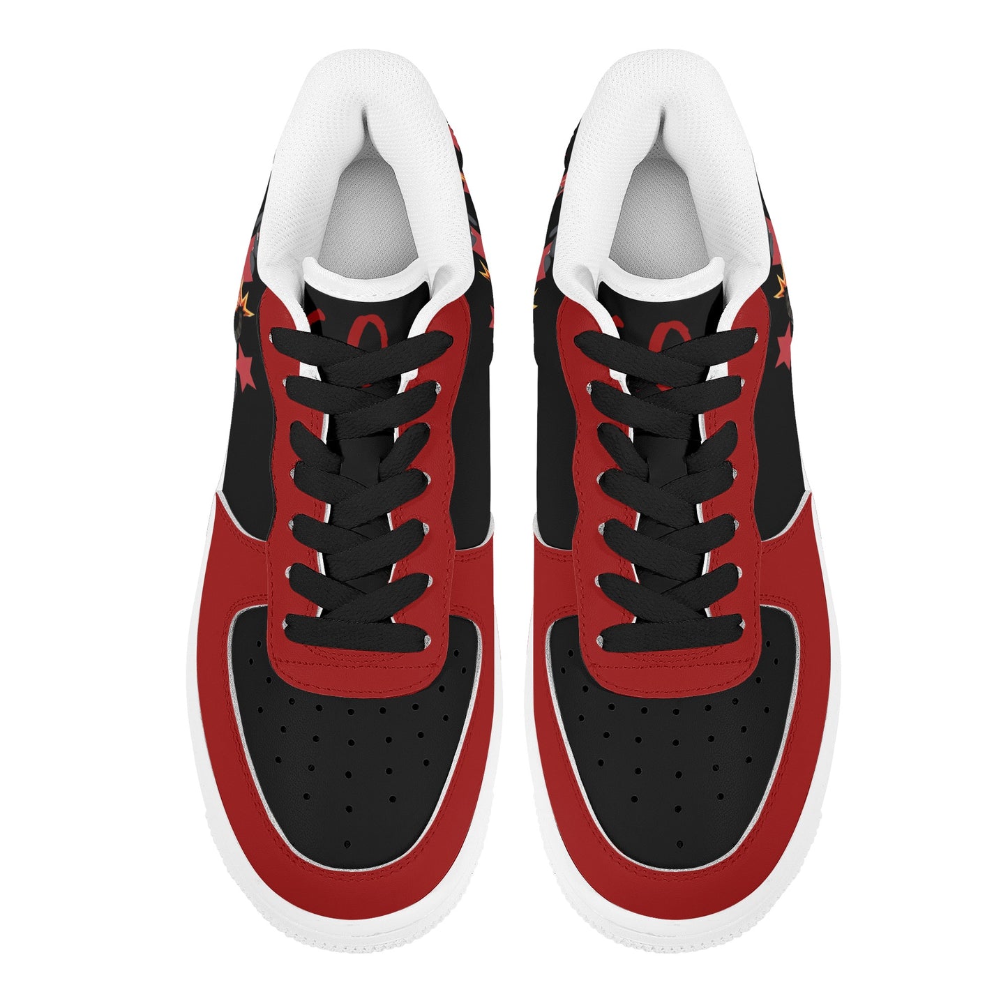 S.I.Y.L (Stay In Your Lane) Maroon Womens New Low Top Star Kicks