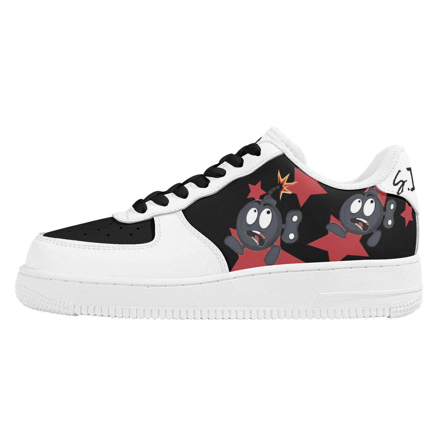 S.I.Y.L. (Stay In Your Lane) White Womens New Low Top Star Kicks