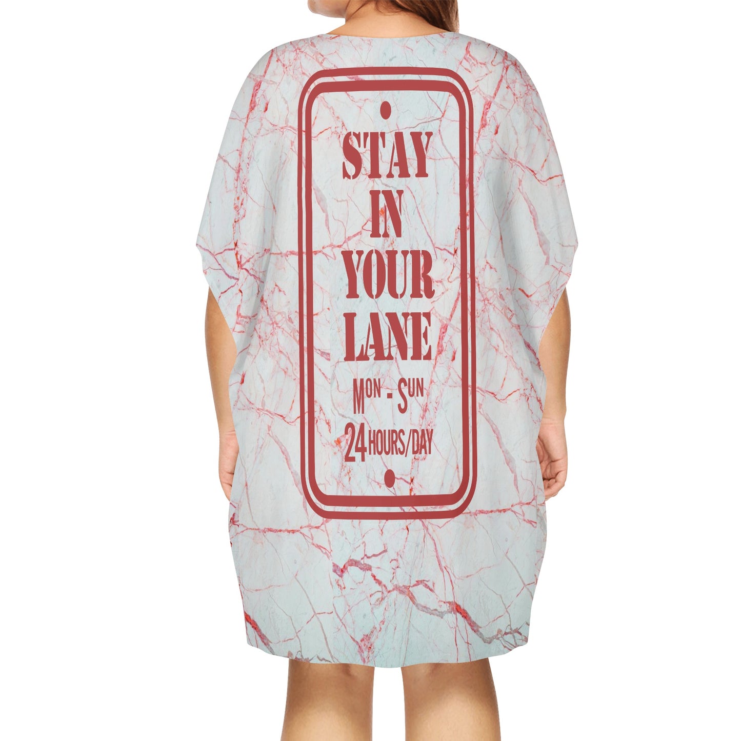 S.I.Y.L. ( Stay In Your Lane) Exclusive Womens Star Size Loose Dress